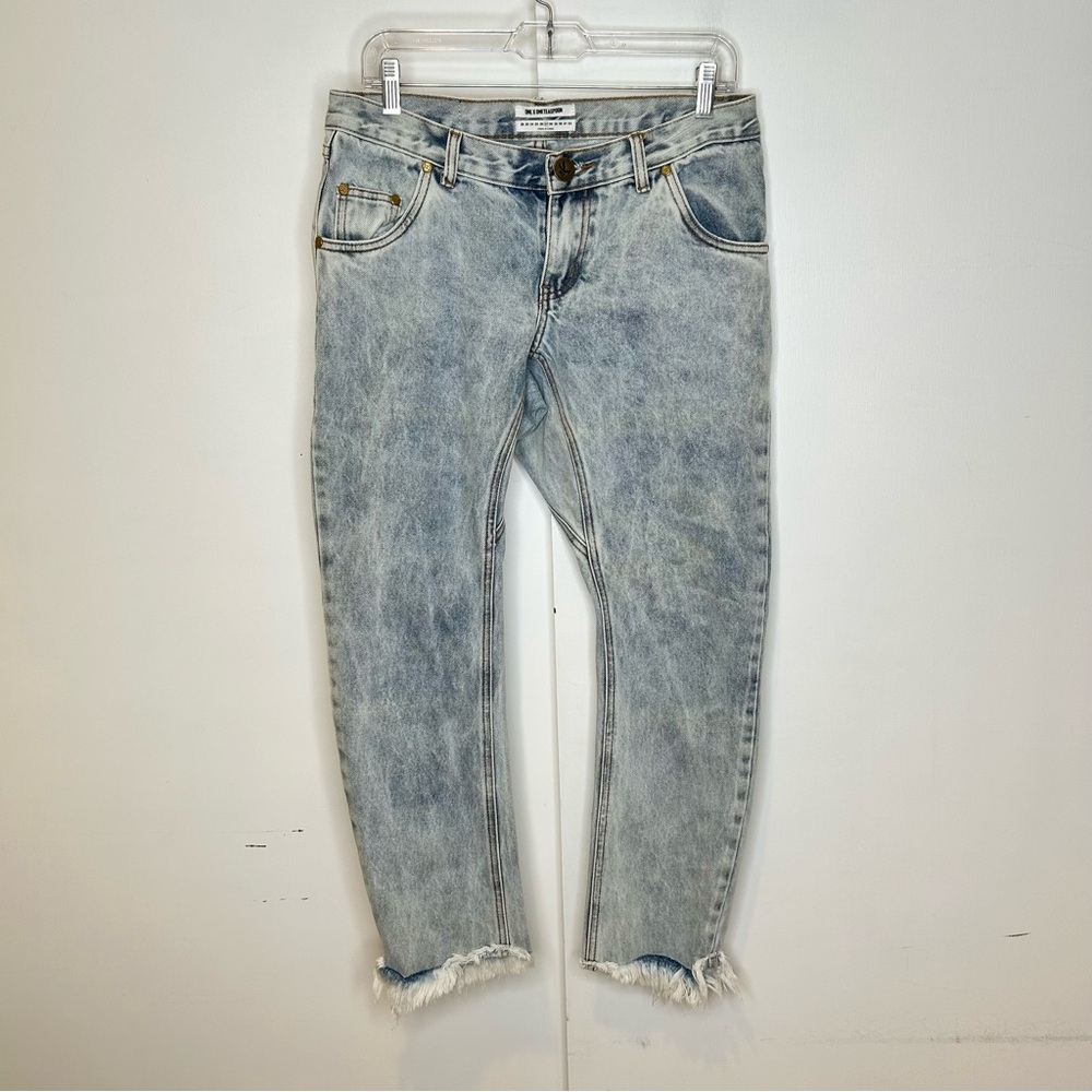 One Teaspoon Lonely Boys Jeans Rigid Low Waist Relaxed Hip Drop Crotch